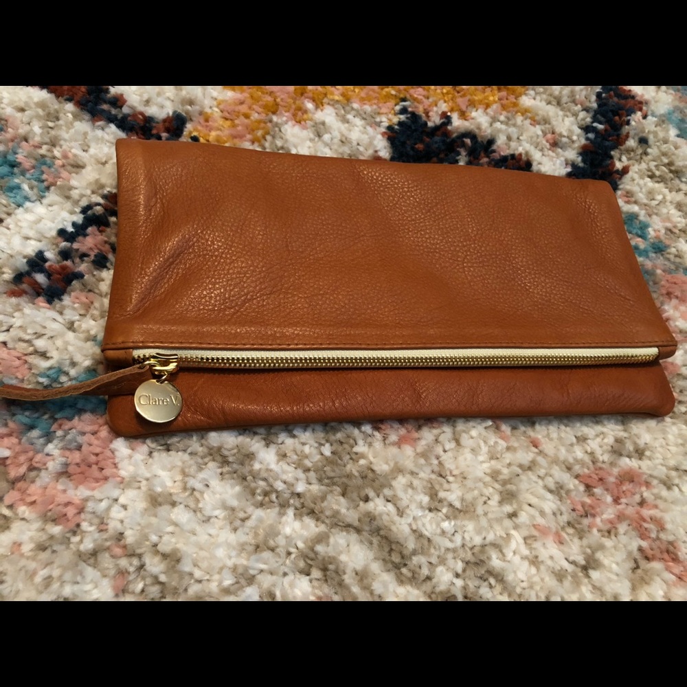 NEW Clare V Foldover Clutch